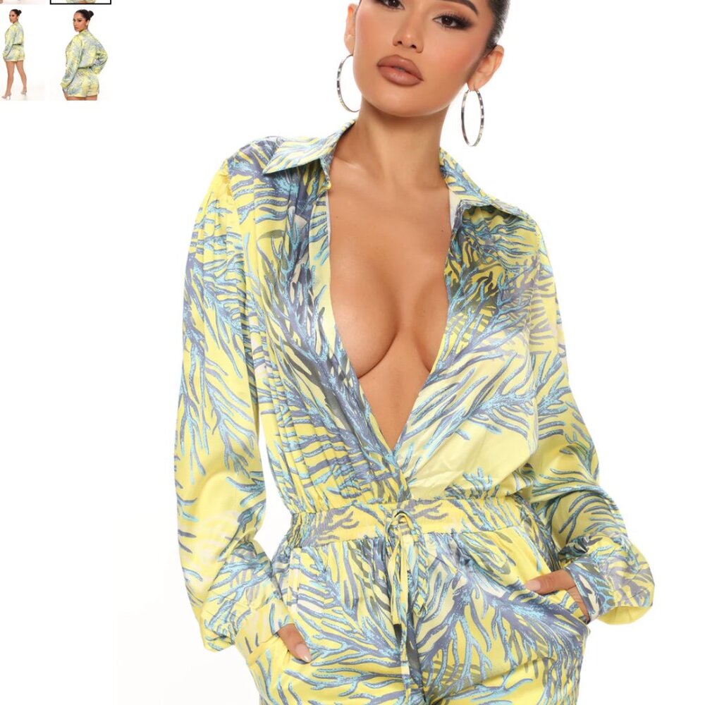 Satin Romper